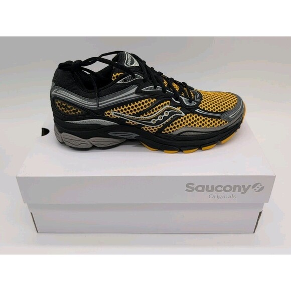 Saucony PROGRID OMNI 9 Gold/Carbon S70739-66 M 10/W 11.5 Hiking Trail Shoes - Picture 2 of 13